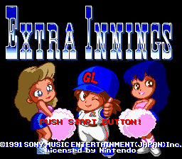 Extra Innings Title Screen